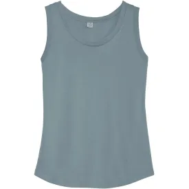 Alternative Apparel Women's Blue Fog Muscle Cotton Modal Tank Top3