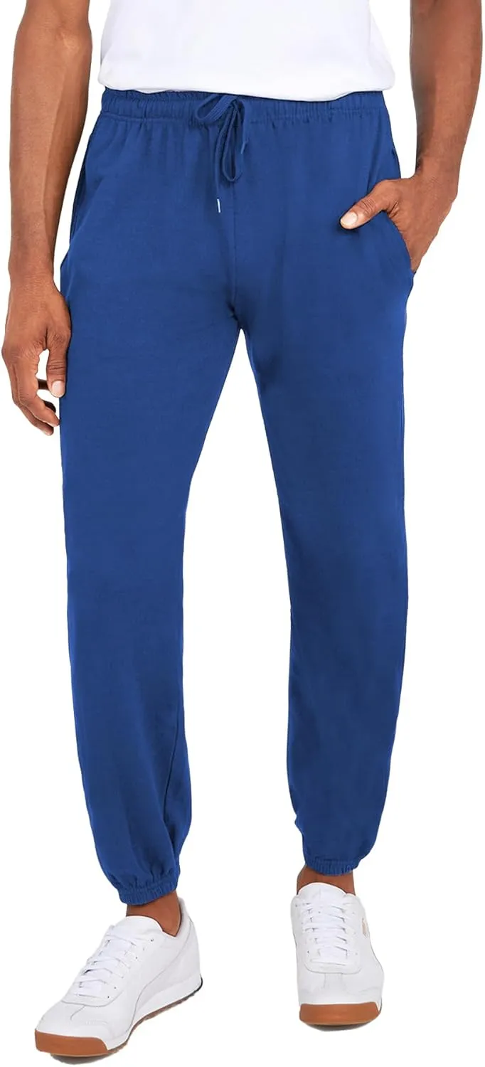 Andrew Scott Men's Fleece Joggers Pants | Multi Pack | Athletic Loose-fit Sweatpants for Workout, Running, Training