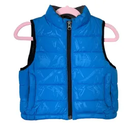 Baby Gap | Boy's Blue Zip Front Puffer Vest | Size: 12-18M