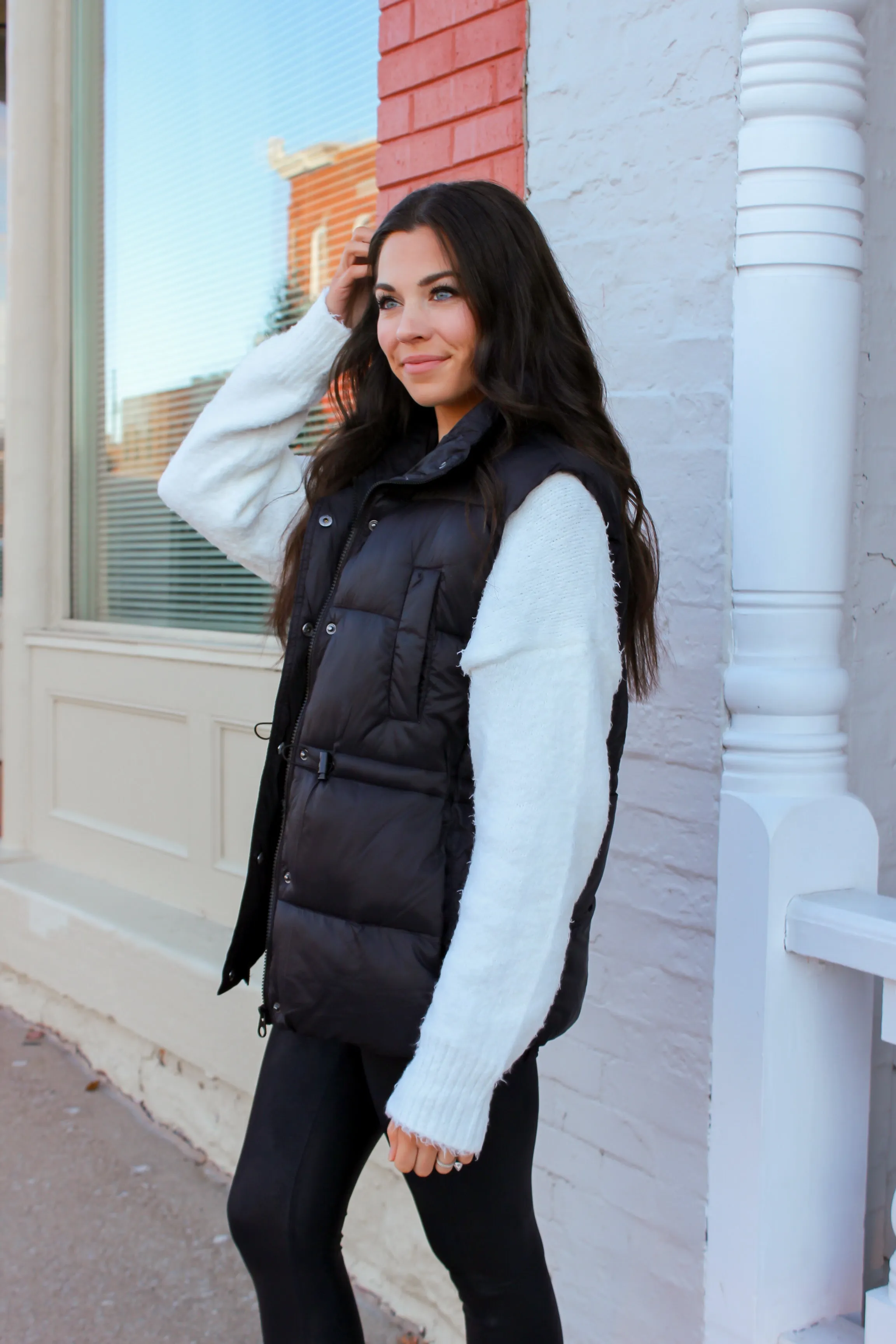 Baylor Puffer Vest - Black