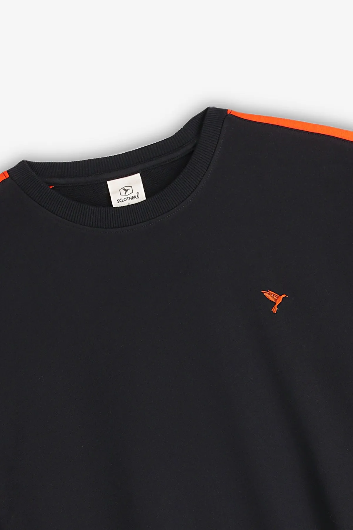 Black Cut & Sew Sweatshirt - S24 - MSW088R