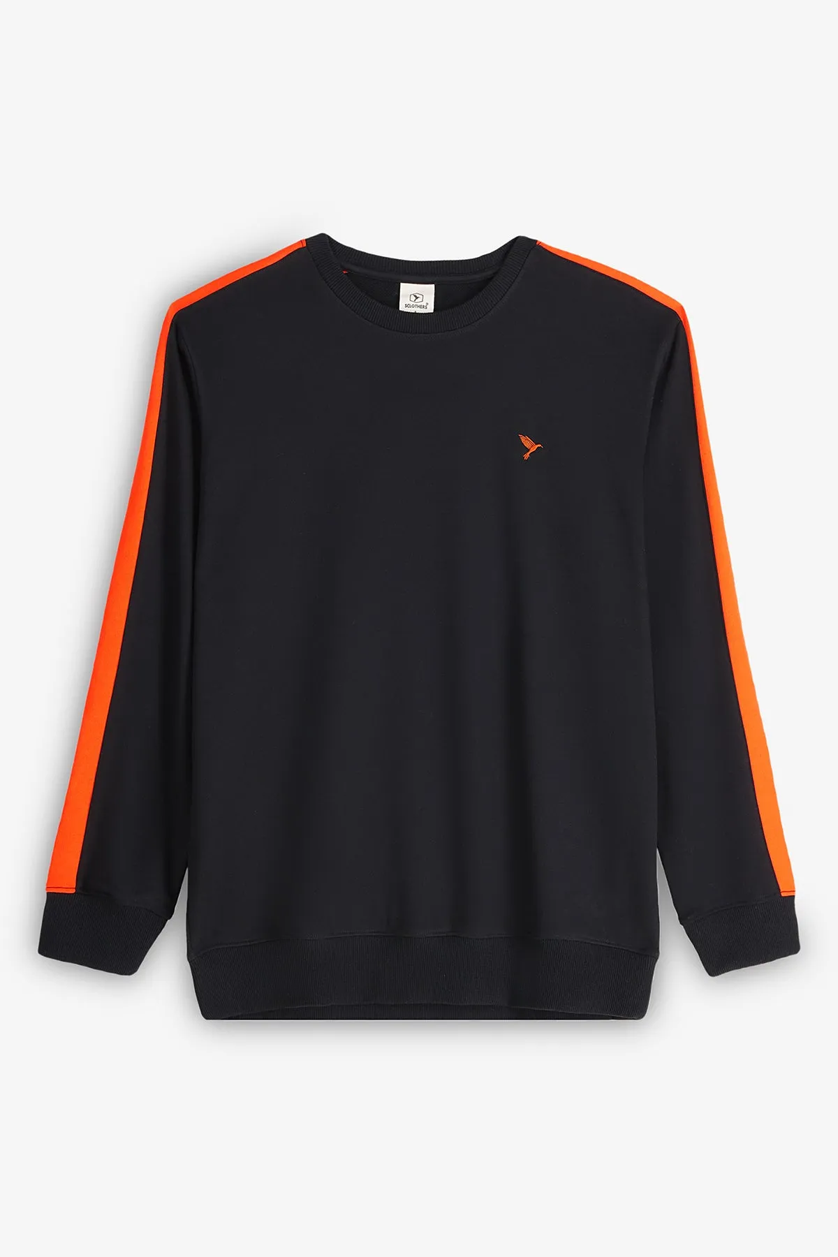 Black Cut & Sew Sweatshirt - S24 - MSW088R