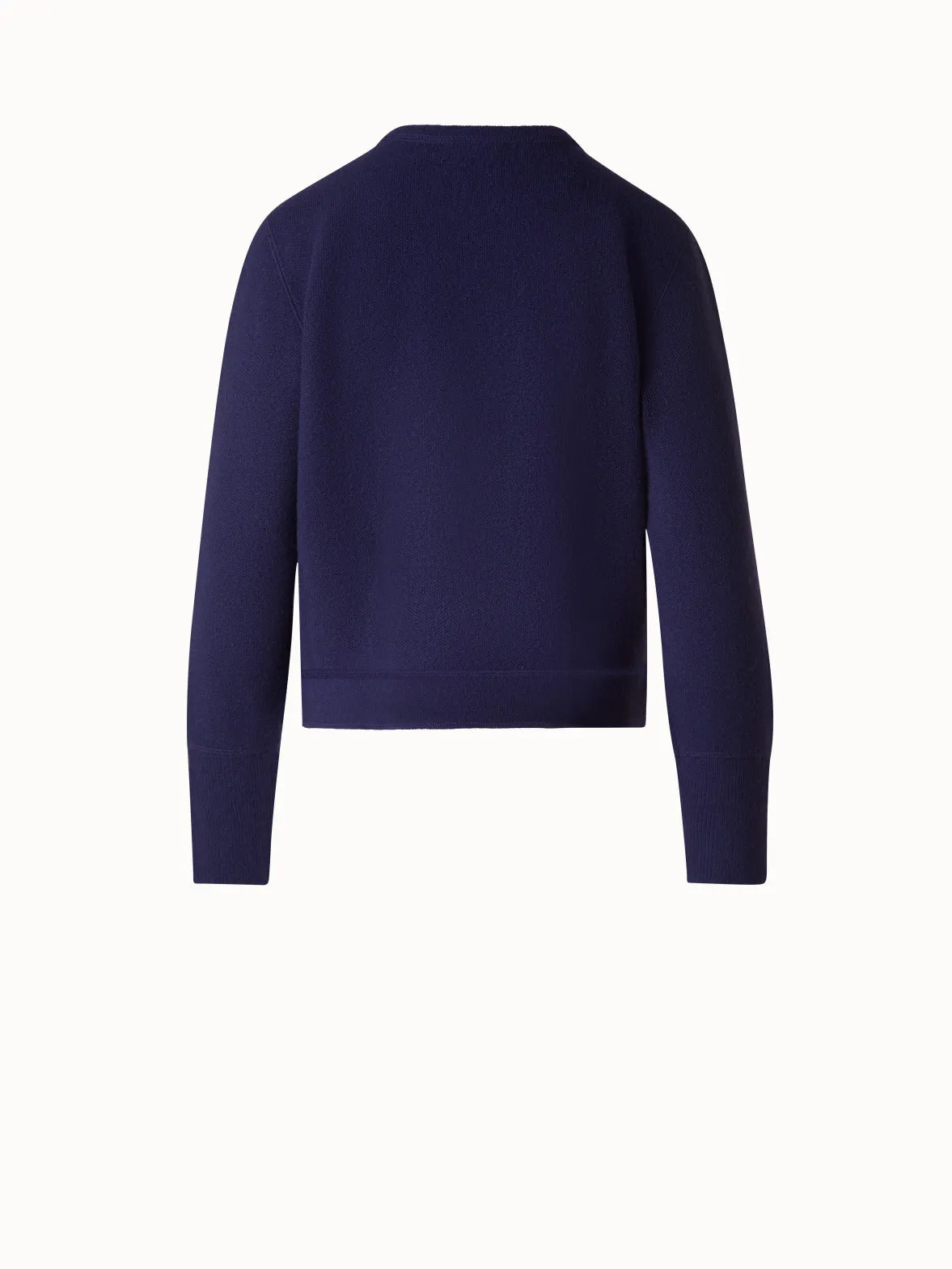 Cashmere Piqué Cardigan