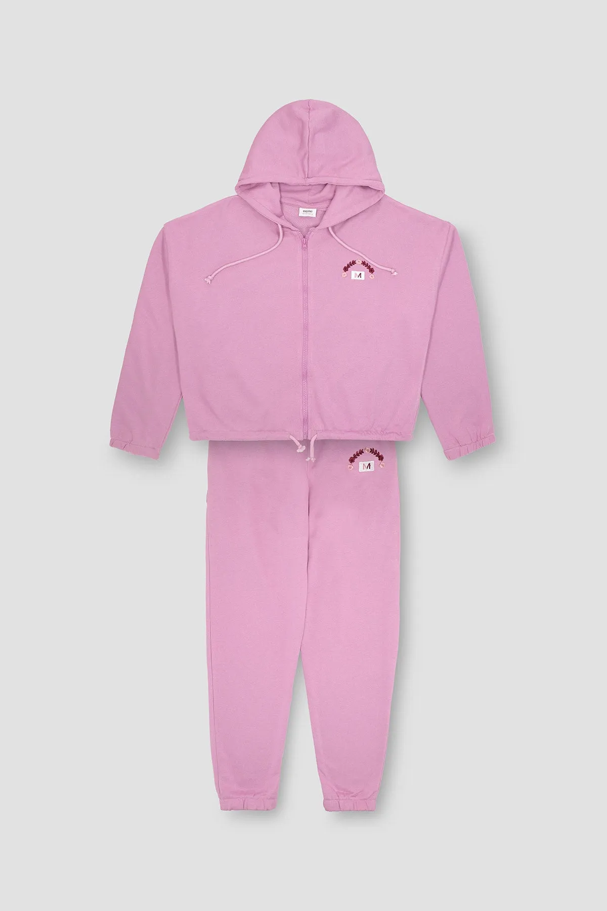 Co-Ord Tracksuit Set For Women - Orchid