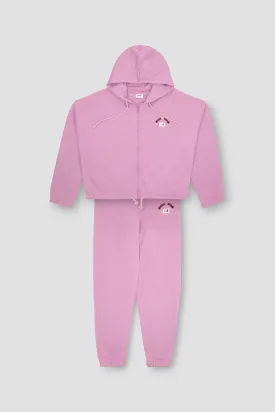Co-Ord Tracksuit Set For Women - Orchid