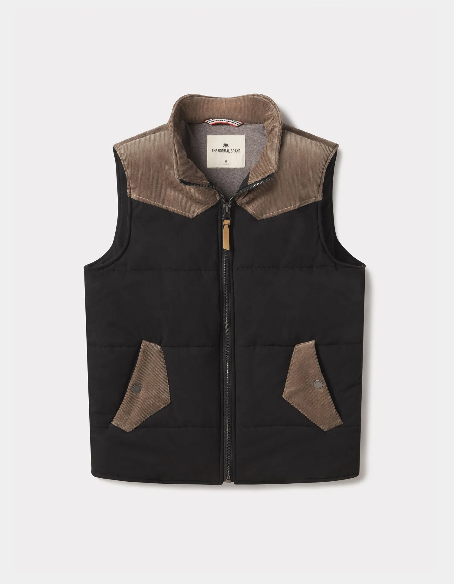 Cord Dano Vest in Deep Forest