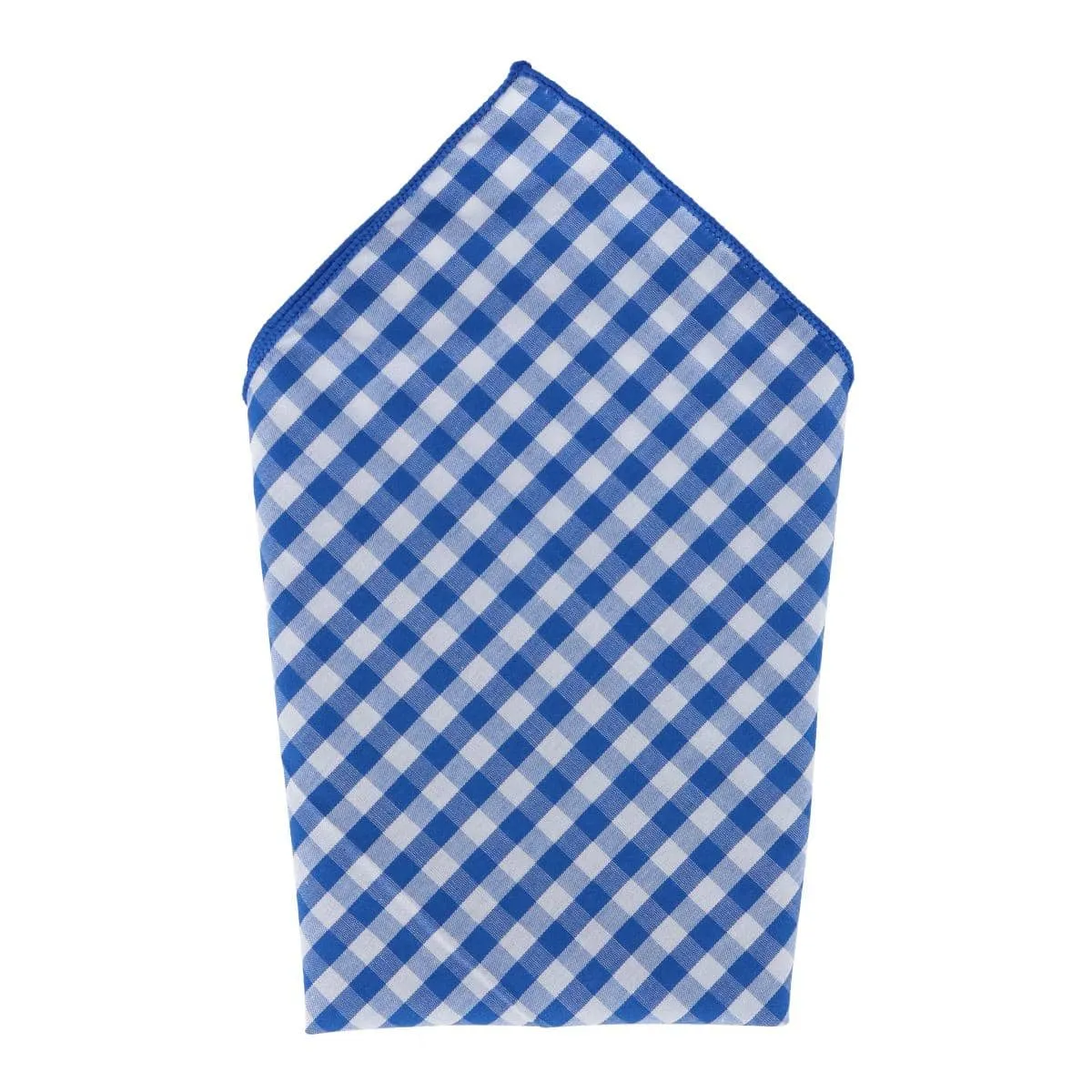 CTM® Men's Cotton Checkered Bow Tie and Handkerchief Set
