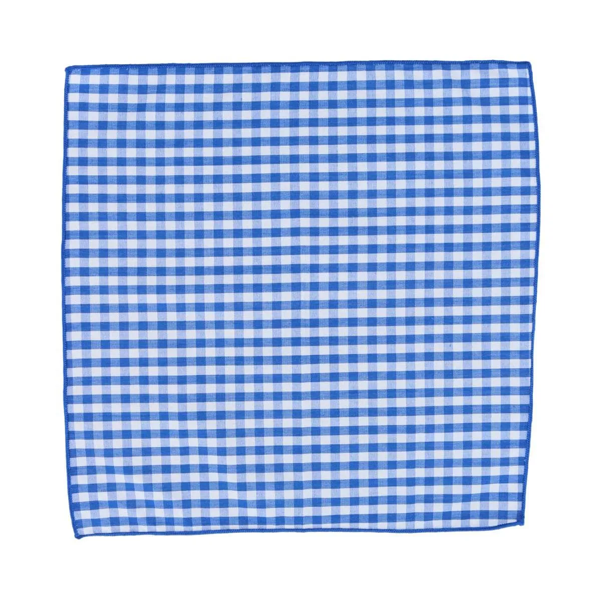 CTM® Men's Cotton Checkered Bow Tie and Handkerchief Set