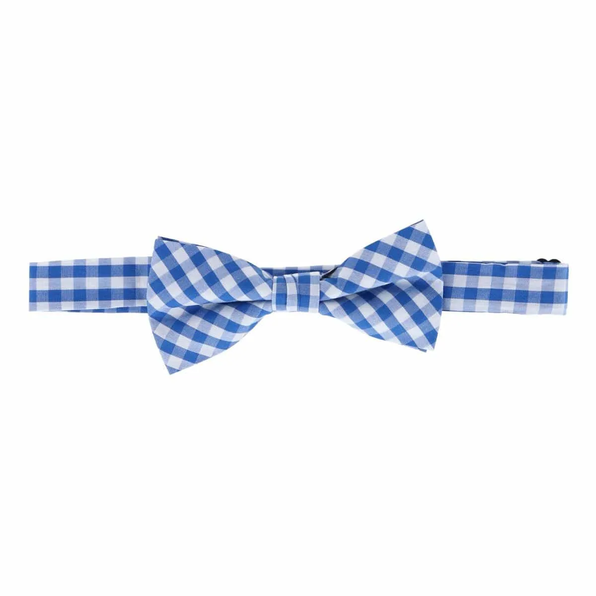 CTM® Men's Cotton Checkered Bow Tie and Handkerchief Set