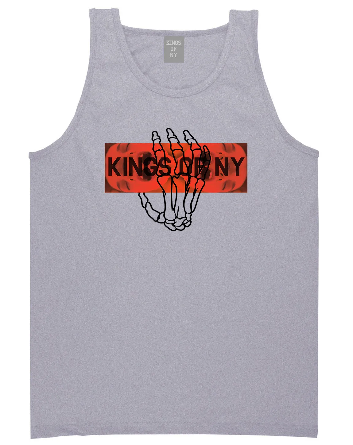 Dead Inside Skeleton Hand Mens Tank Top Shirt