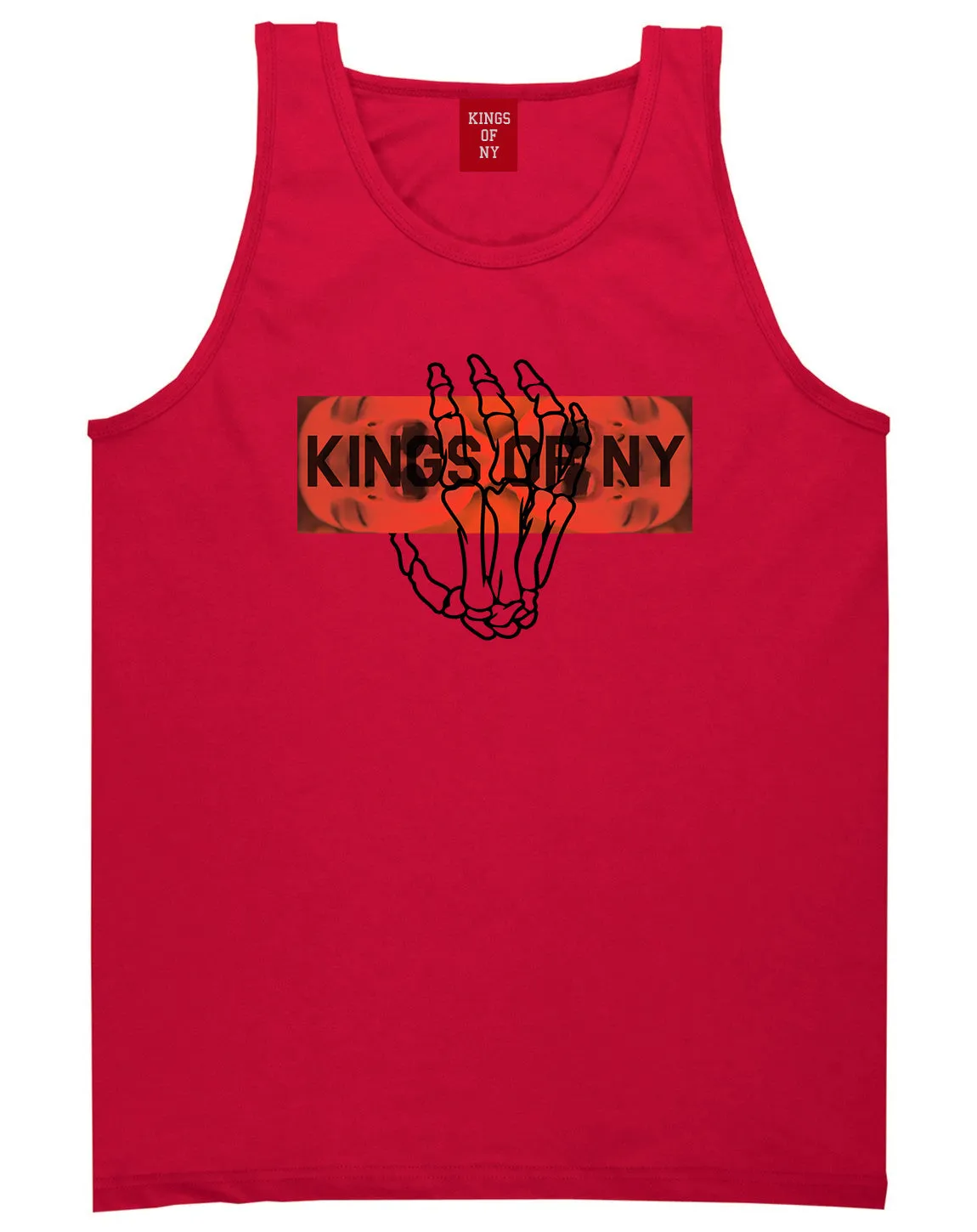 Dead Inside Skeleton Hand Mens Tank Top Shirt