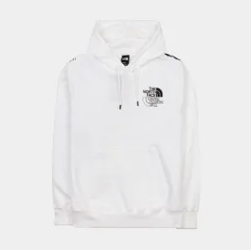 Graphic Injection Mens Hoodie (White) Free Shipping