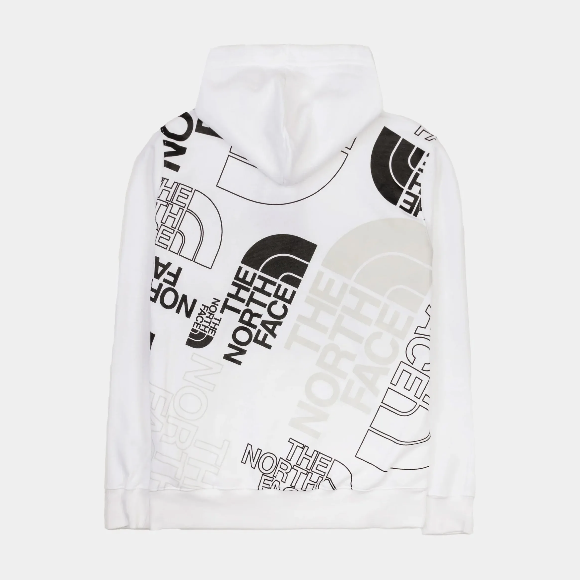 Graphic Injection Mens Hoodie (White)