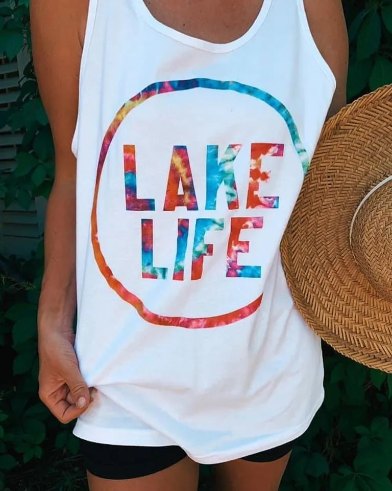 Lake life tank top