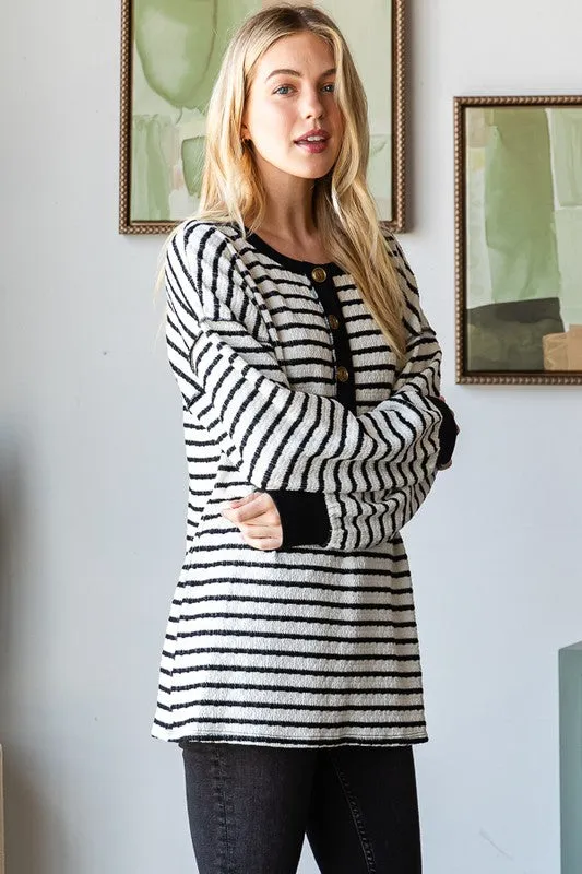 Long Sleeve Striped Top