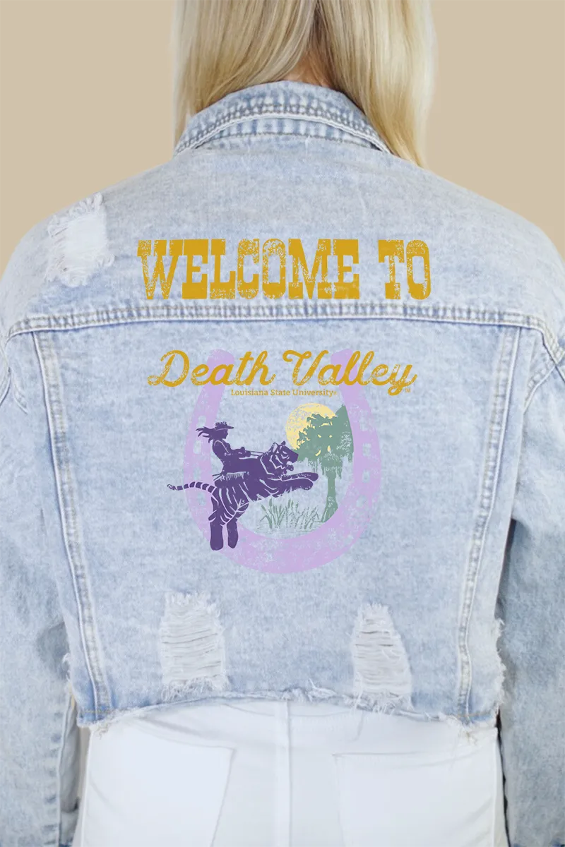 Louisiana State University Welcome to My Rodeo Denim Jacket