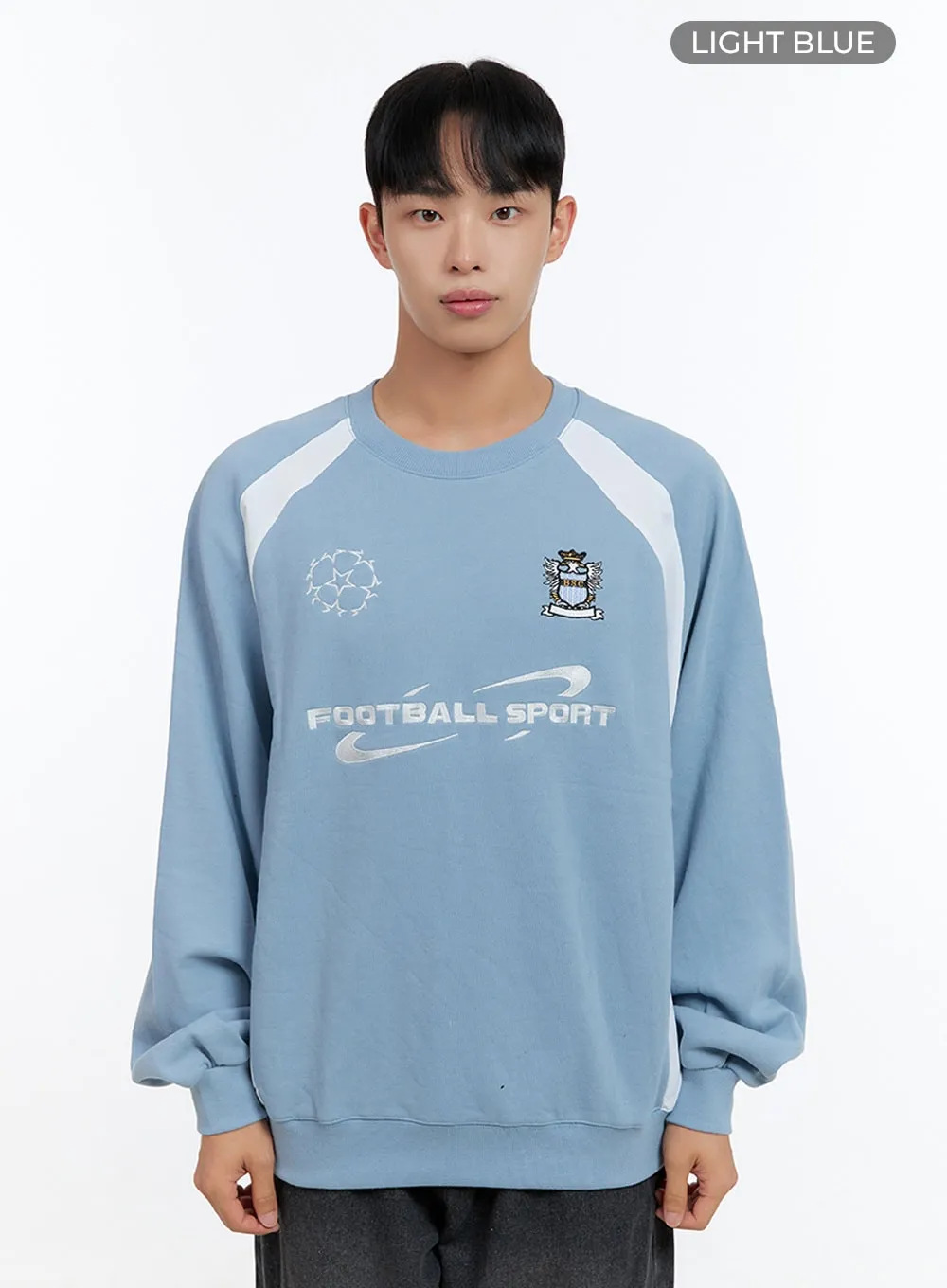 Men's Graphic Raglan Sweatshirt IS413