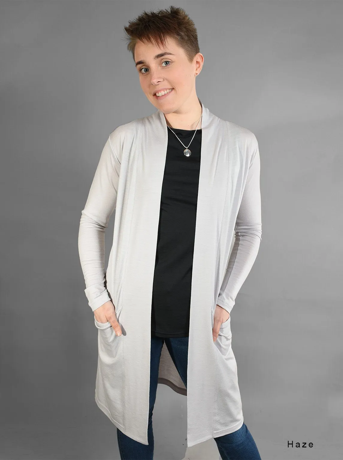 Merino Longline Pocket Cardigan