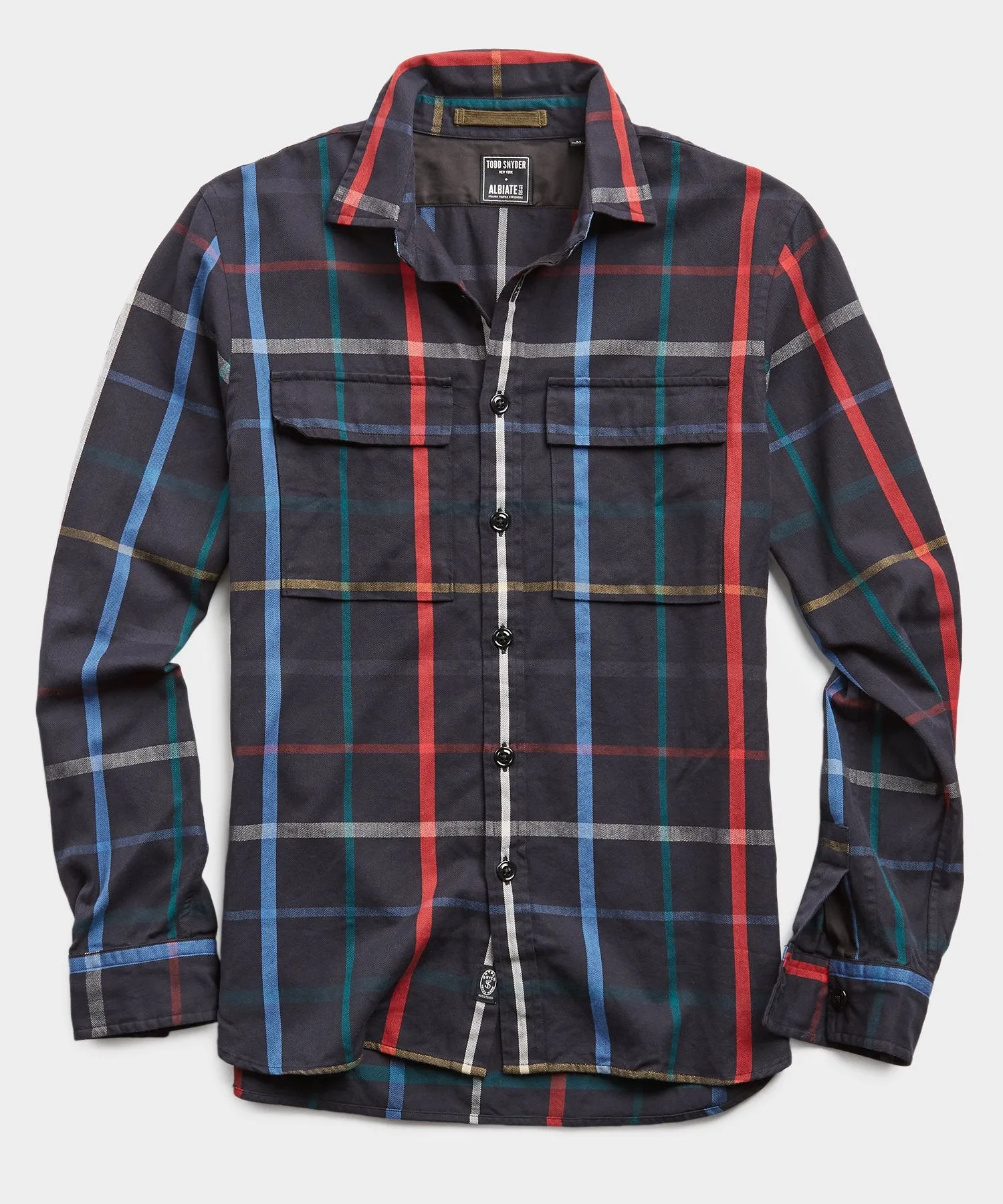 Multi Color Check Shirt Jacket