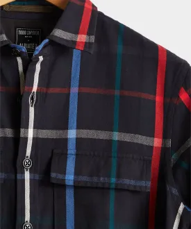 Multi Color Check Shirt Jacket