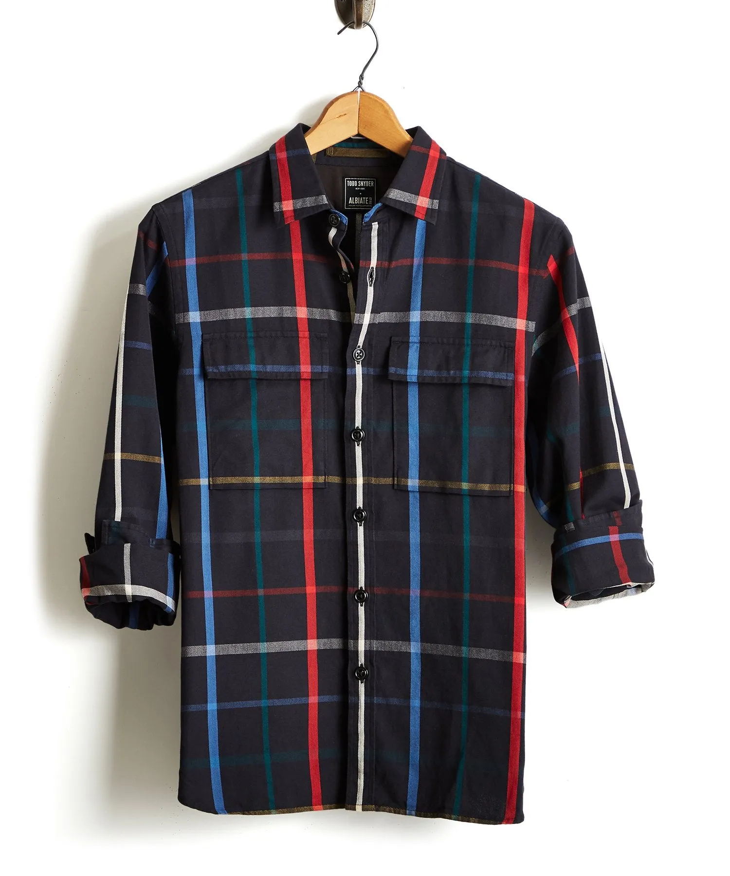 Multi Color Check Shirt Jacket
