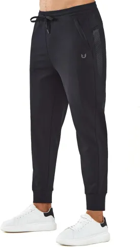 NORTHYARD Men's Cotton Athletic Jogger Sweatpants with Zipper Pockets Running Workout Gym Tapered Pants Comfy Lounge Pants