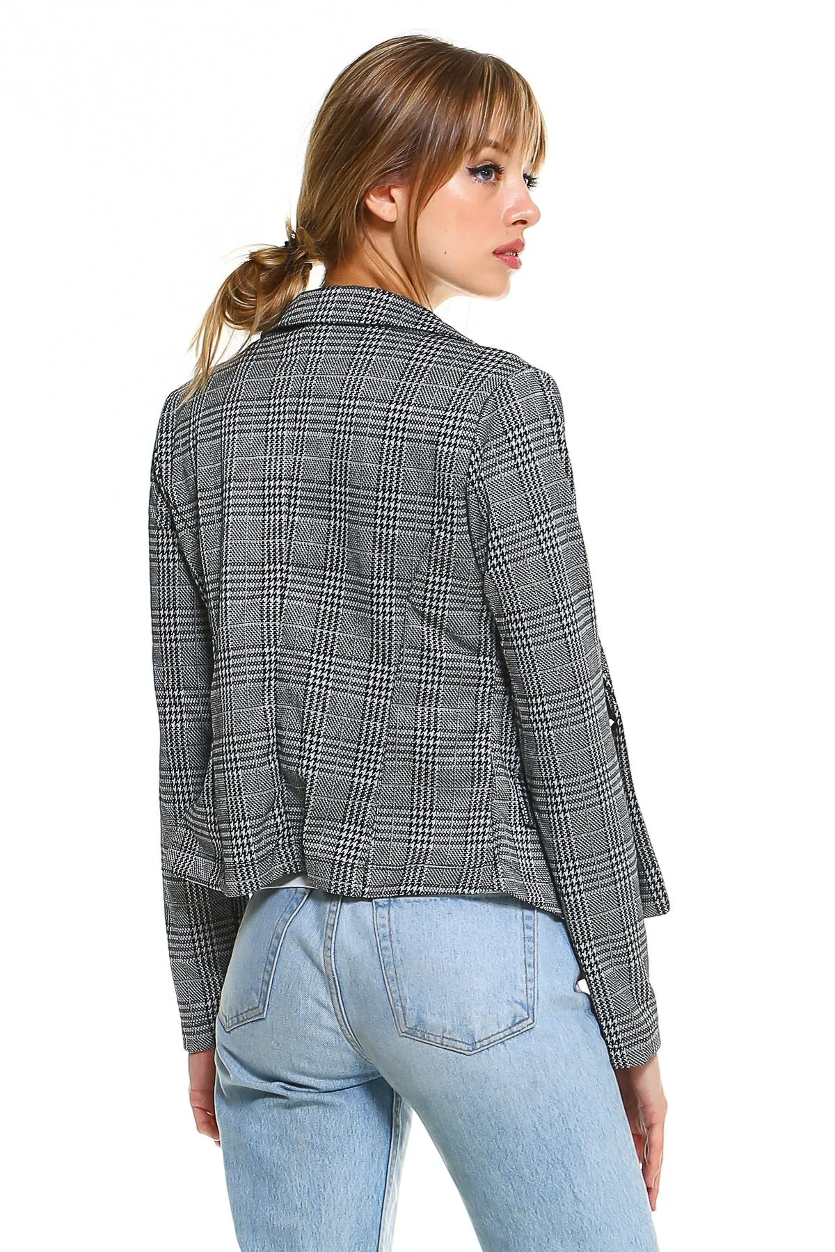 On Point Plaid Blazer | CozyCouture®