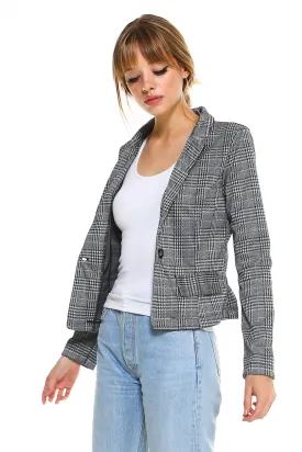 On Point Plaid Blazer | CozyCouture®