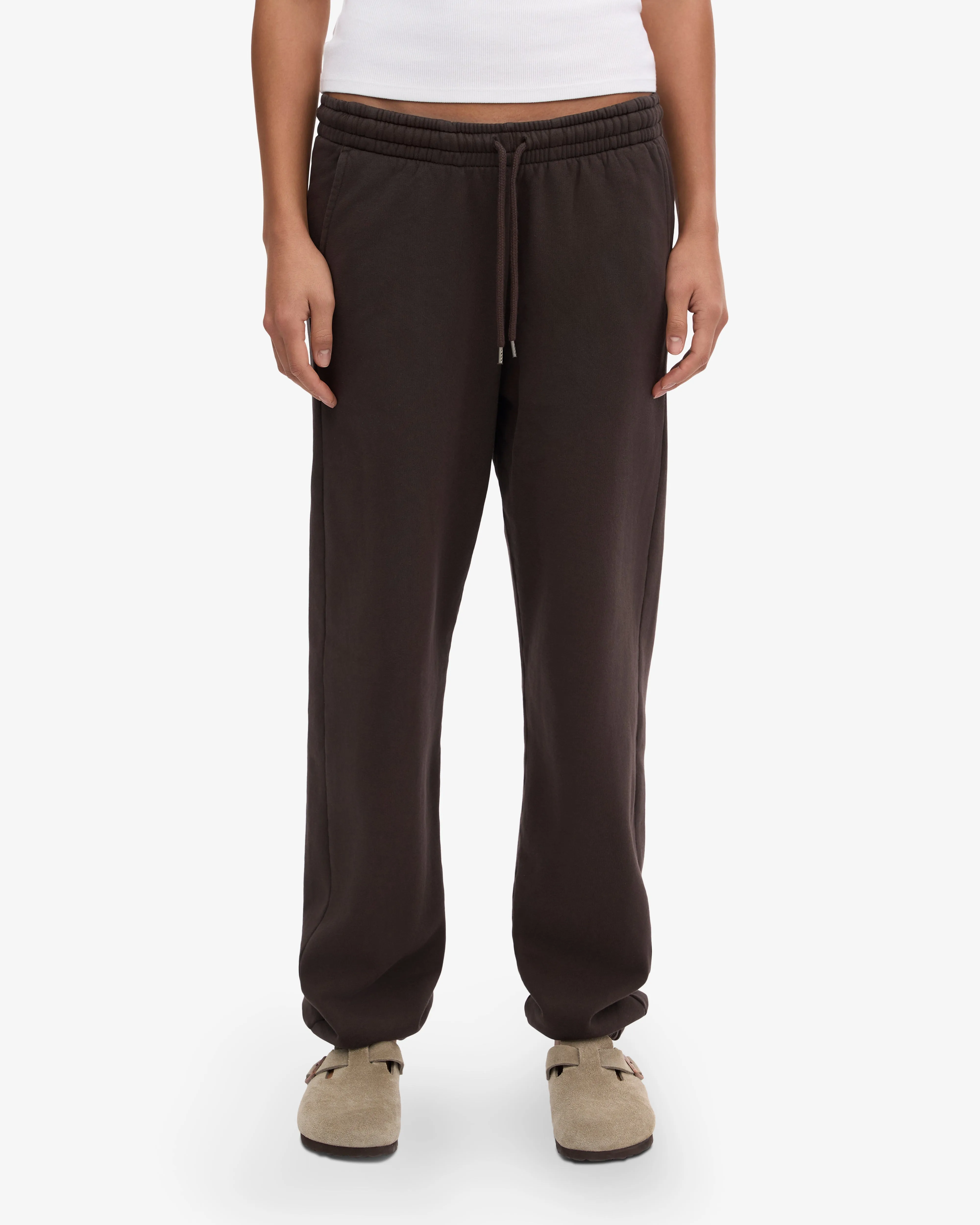 Organic Sweatpants - Coffee Brown