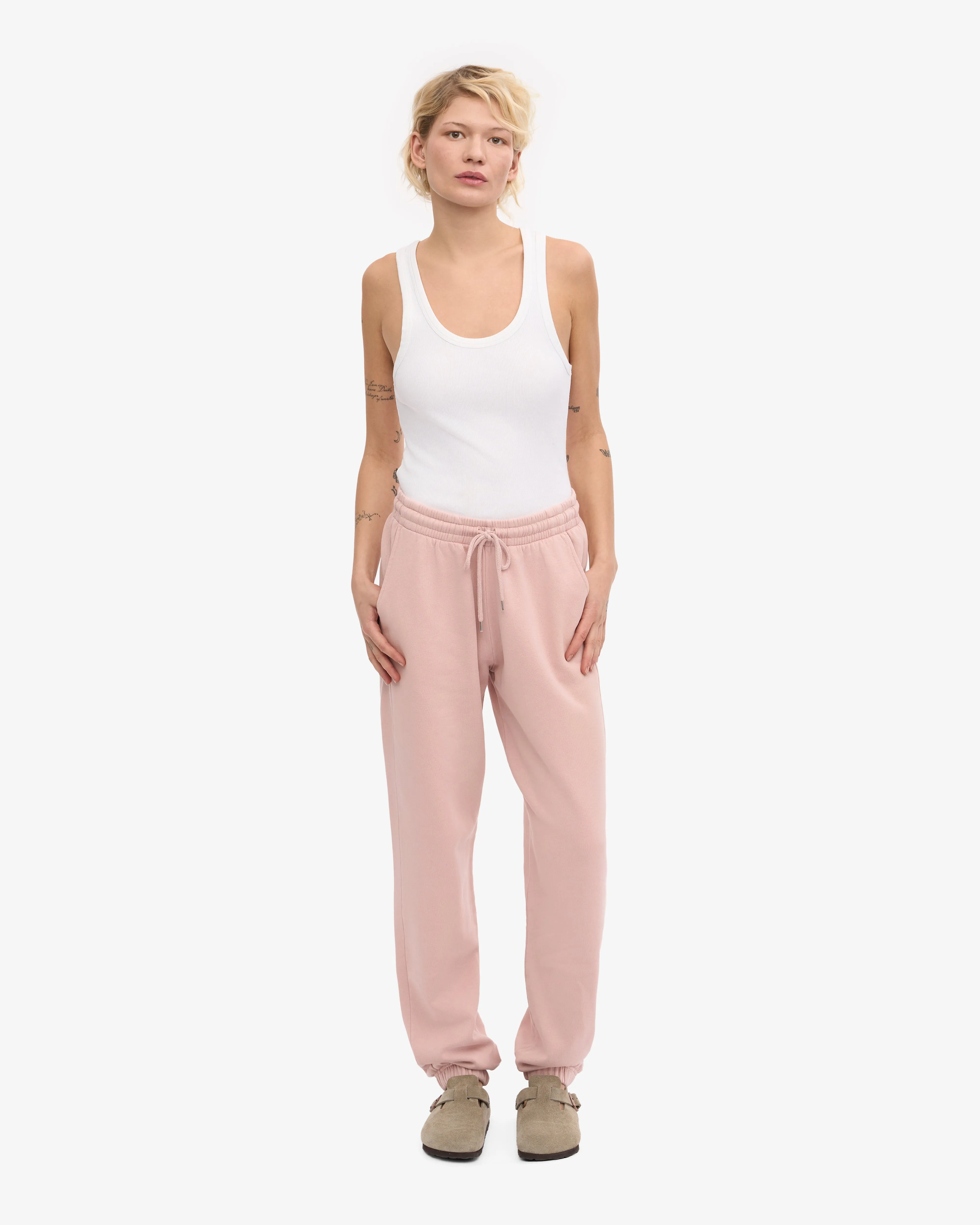 Organic Sweatpants - Faded Pink