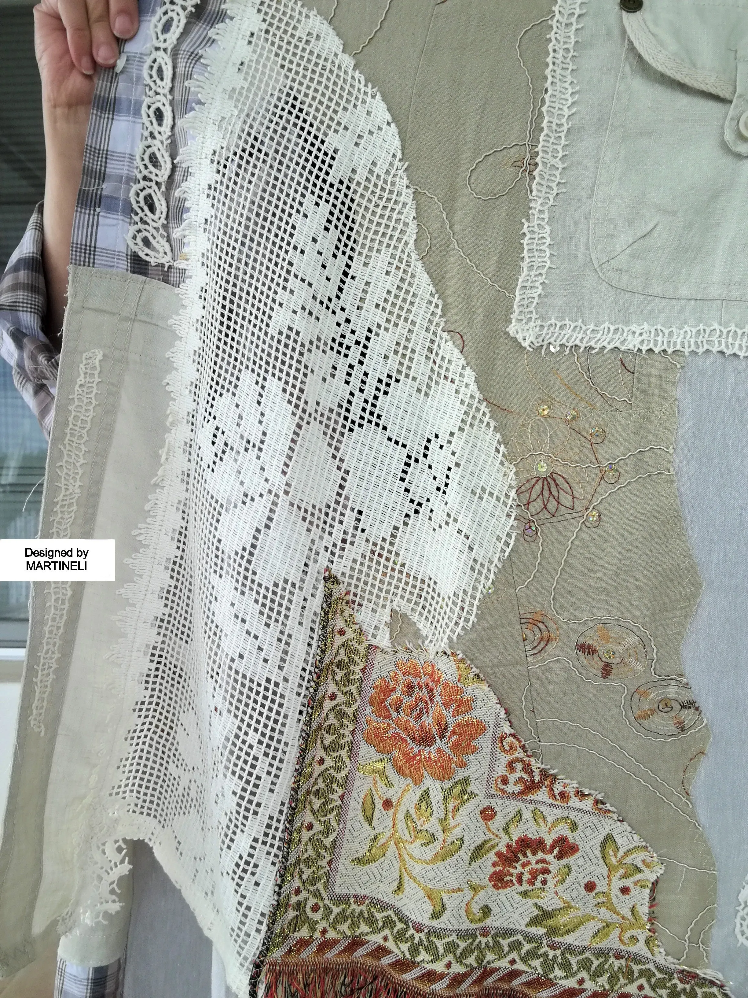 Plus Size Linen Jacket Dress 2X Maxi Beige Boho Shirt Dress