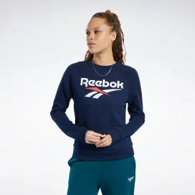 Reebok Apparel Women Classics Vector Crew Sweatshirt Conavy