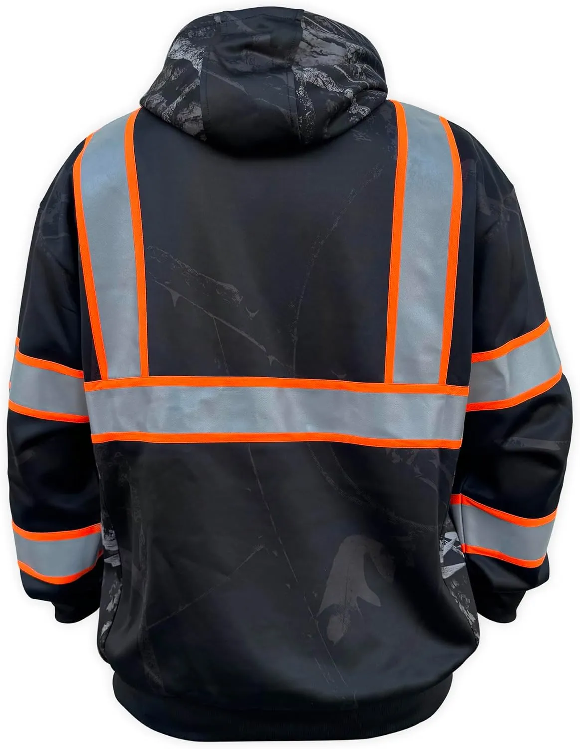 SafetyShirtz Men's SS360 ANSI Type-O Stealth Graphic Hoods and Zip Ups