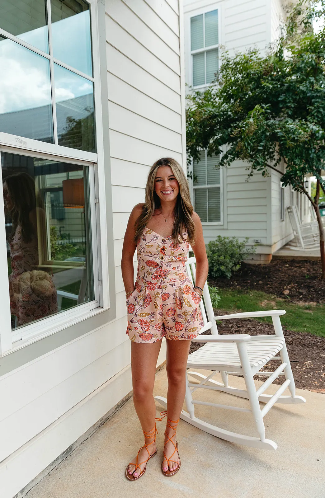 Sweet And Simple Top - Coral