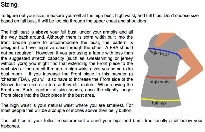 The Trifecta Top sewing pattern (for teens and women)- PDF