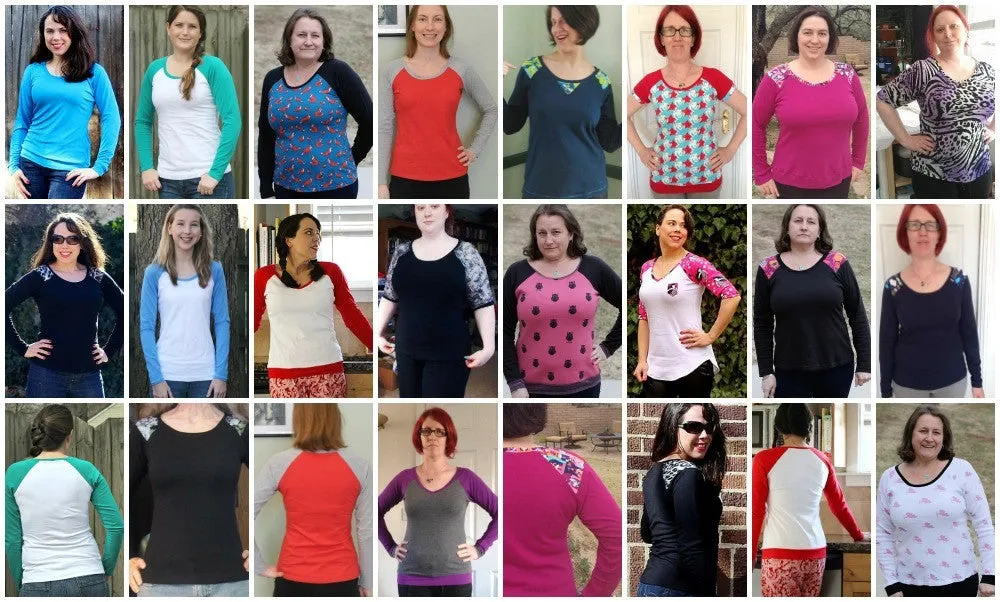 The Trifecta Top sewing pattern (for teens and women)- PDF