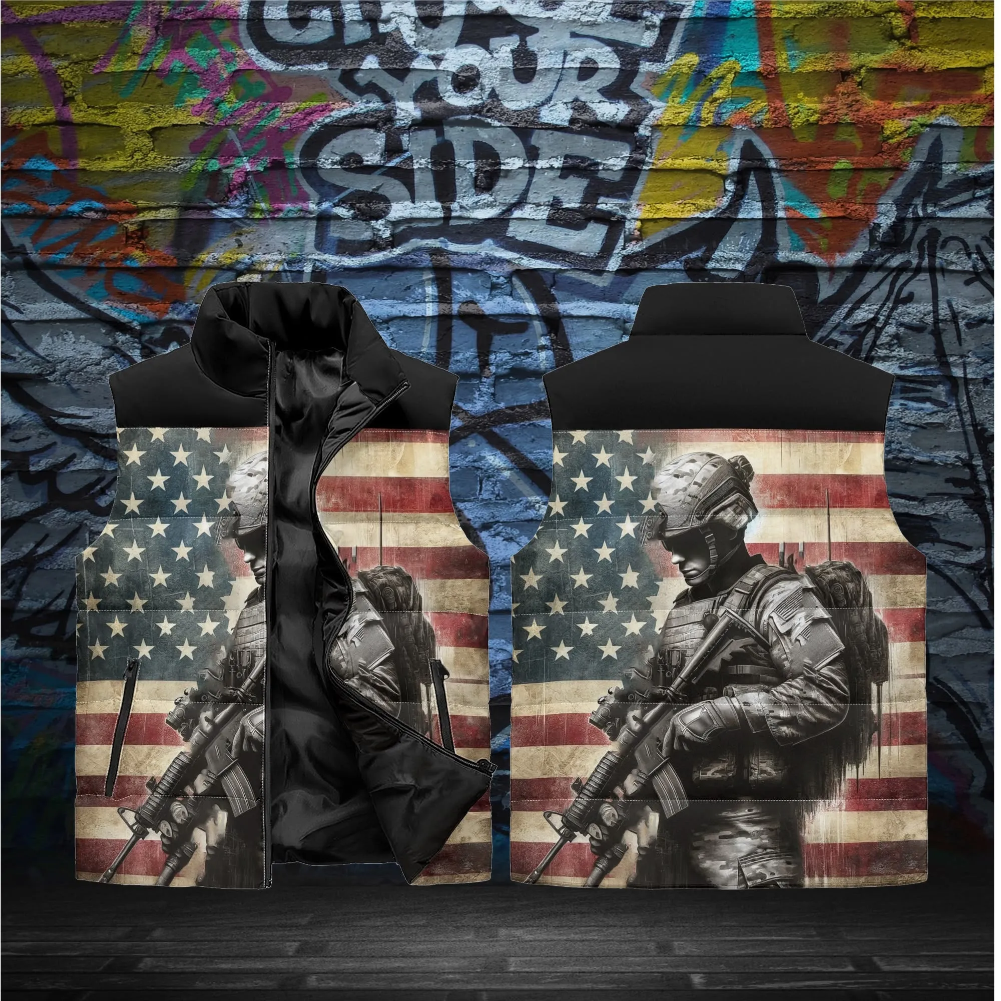 USA Military Puffer Vest